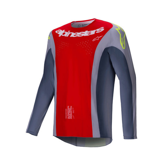Jersey Alpinestars Techstar Melt Rojo Brillante / Gris