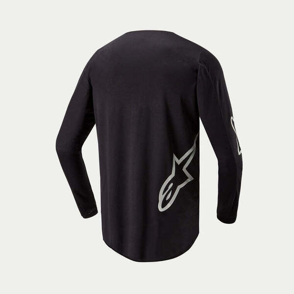 Jersey Alpinestars Fluid Graphite Negro / Plata