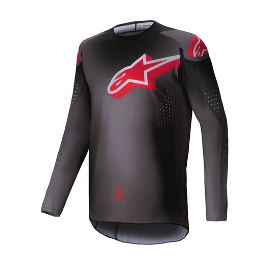 Jersey Alpinestars Supertech Lipan Ahumado / Rojo