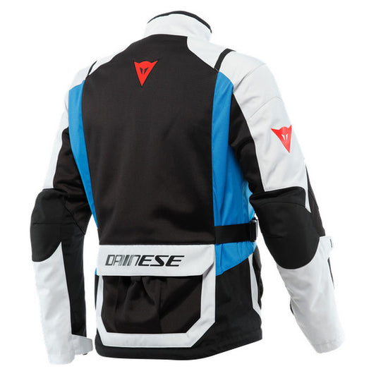 Chaqueta Dainese Desert Tex Gris Claro / Negro / Azul Cielo