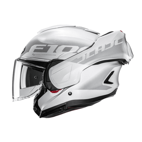 Casco Abatible HJC F100 Hetal MC10 Gris/Blanco