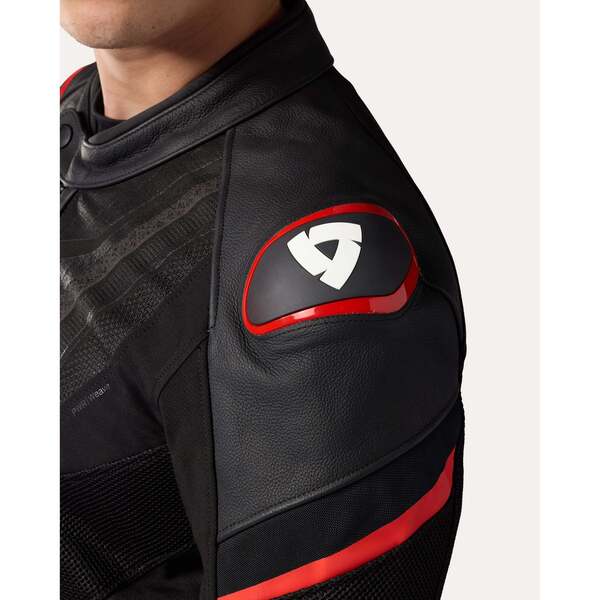 Rev’it! Chaqueta Mantis 3 H2O Negro / Rojo