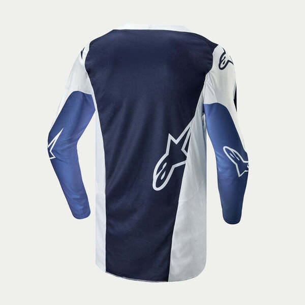 Jersey Alpinestars Racer Hoen Blanco / Azul Oscuro / Azul Claro