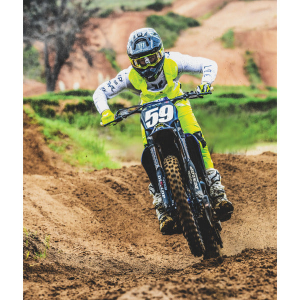 Pantalón Thor Sportmode Riot Blanco/ Amarillo Fluor