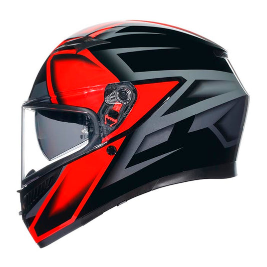 Casco AGV K3 E2206 Compound Black / Red