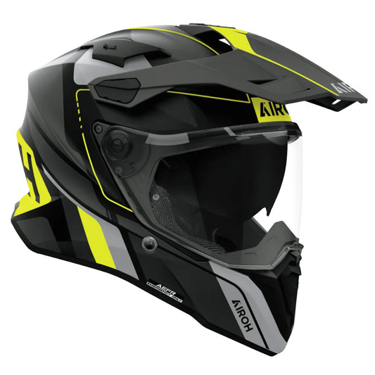 Casco Airoh Commander 2 Skip Amarillo Mate