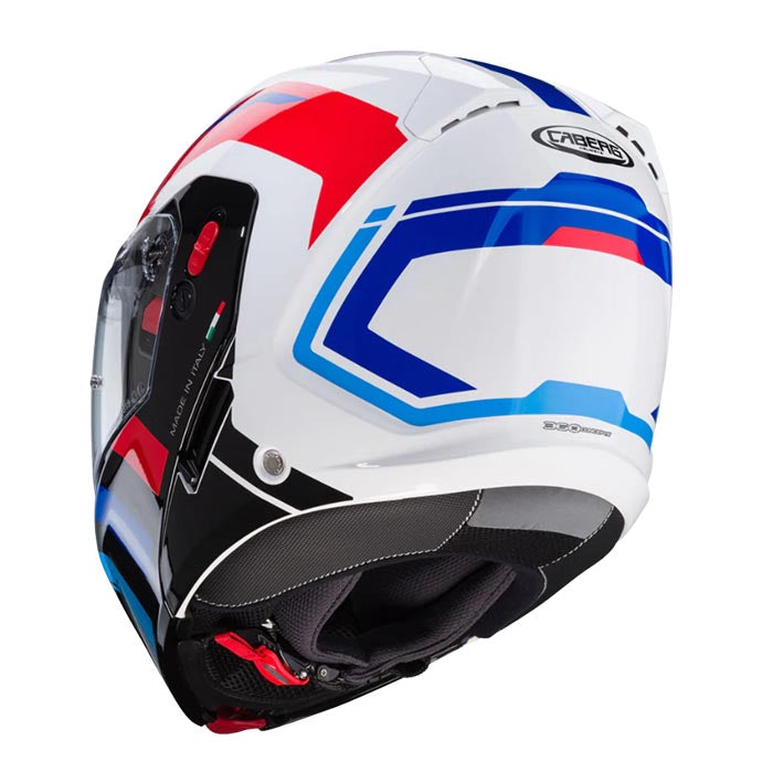Casco Caberg Horus X Road WHITE/BLACK/RED/BLUE