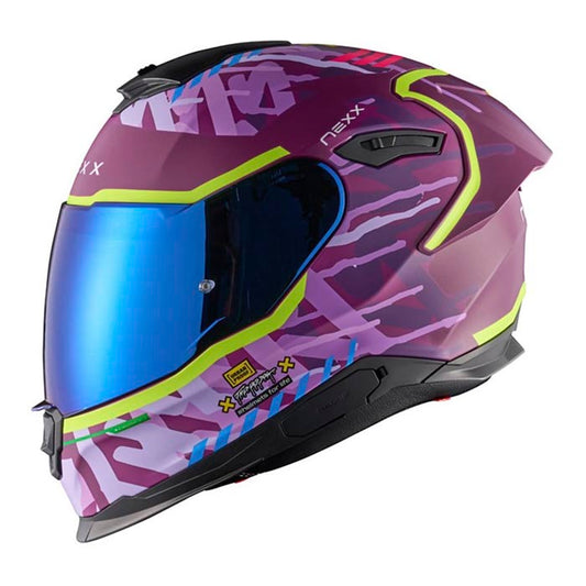 Casco Nexx Y.100R Urbangramm Aubergine