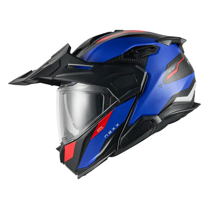 Casco Nexx X.LIFECOUNTRY TERRA BLUE.RED