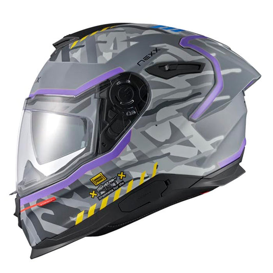 Casco Nexx Y.100R Urbangram Nardo Grey