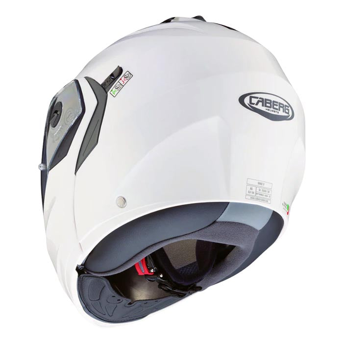 Casco Caberg Duke X White Metal