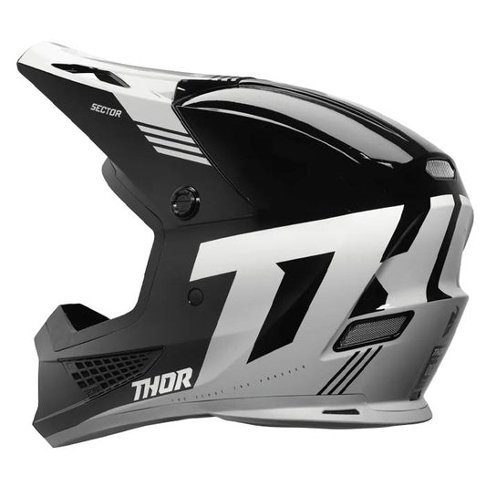 Casco Thor Sector 2 Carve Negro/ Blanco