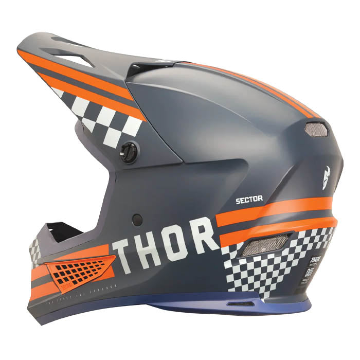 Casco Thor Sector 2 Combat Negro Azulado