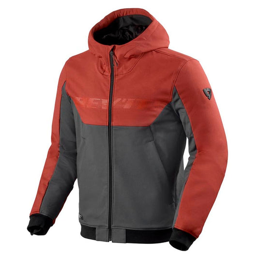 Chaqueta Revit Parabolica 2 Rojo Burdeos / Gris.