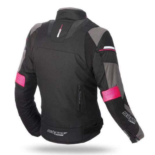 Chaqueta Mujer Seventy SD-JR71 Negra/Rosa