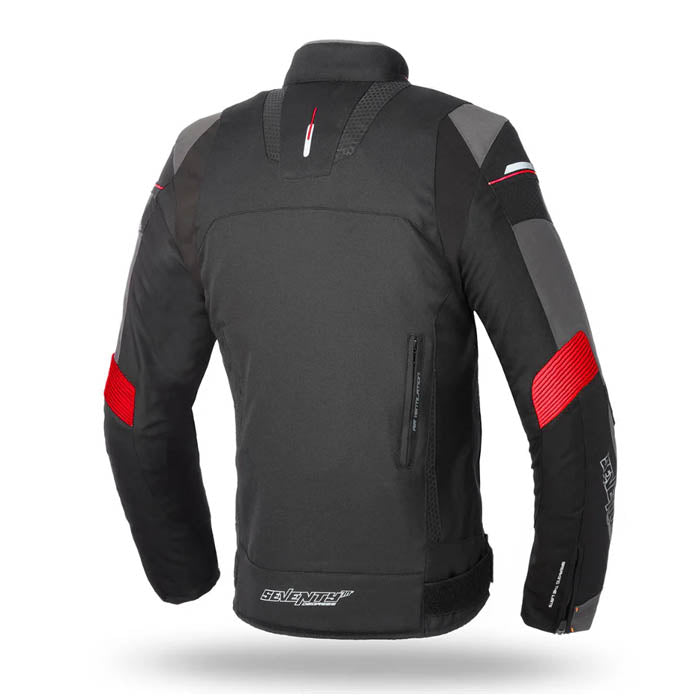 Chaqueta Seventy SD-JR69 Negra/Rojo