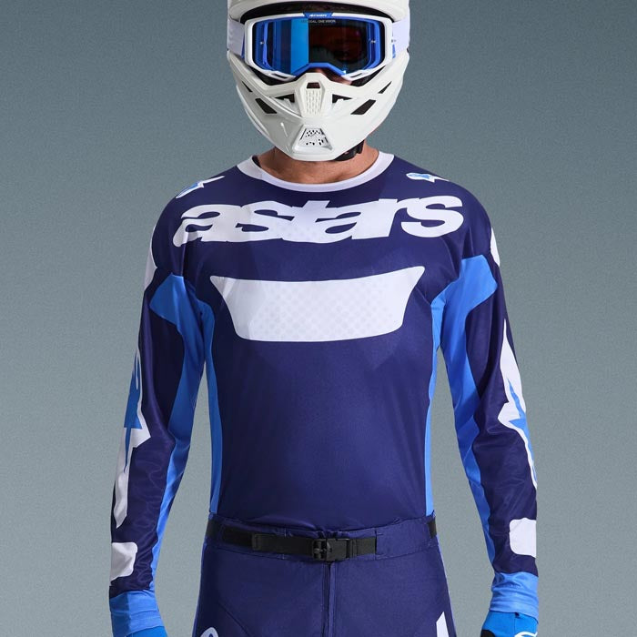 Jersey Alpinestars Racer Riway Azul – Motoqueros Chile