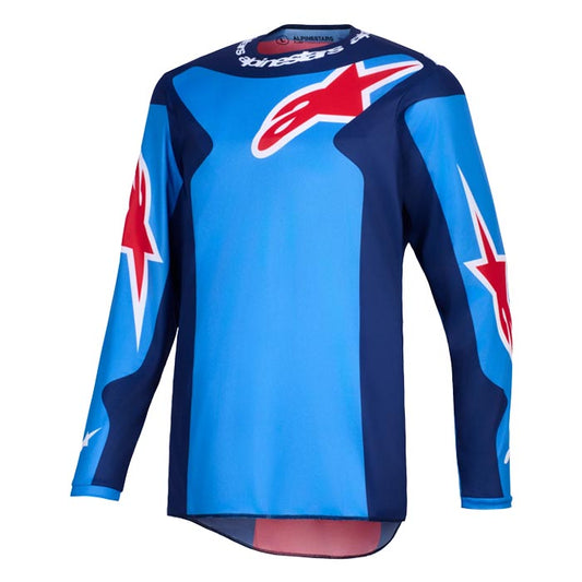 Jersey Alpinestars Fluid Grid 2026 Azul/Rojo