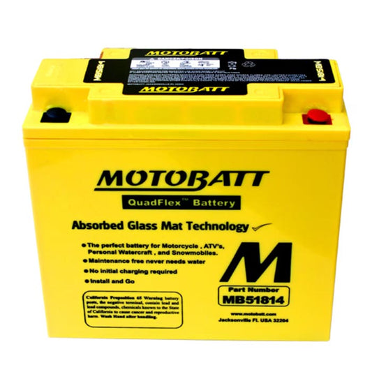 Batería Motobatt MB51814 QUADFLEX AGM