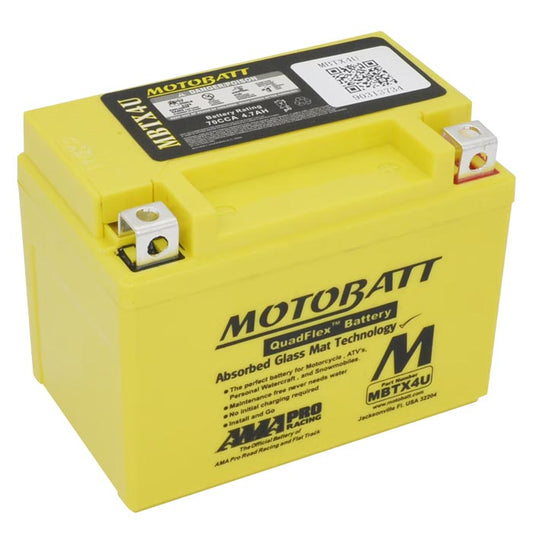 Batería Motobatt MBTX4U QUADFLEX AGM