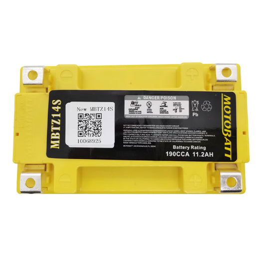 Batería Motobatt MBTZ14S QUADFLEX AGM