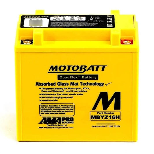 Batería Motobatt MBYZ16H QUADFLEX AGM