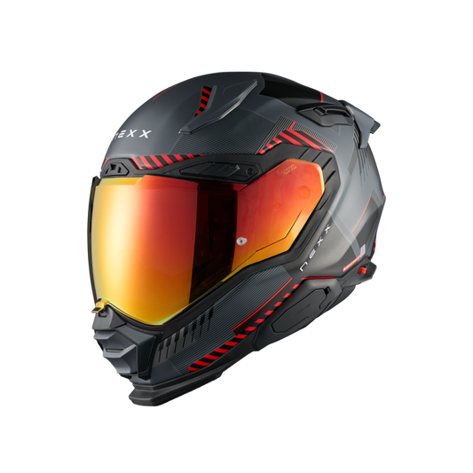 Casco Nexx X.WST3 FLUENCE GREY RED