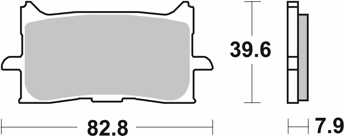 Pastillas de Freno Delantera SBS 940HS