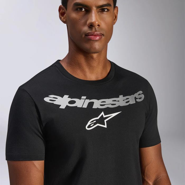Polera Alpinestars Collared SS CSF Negro