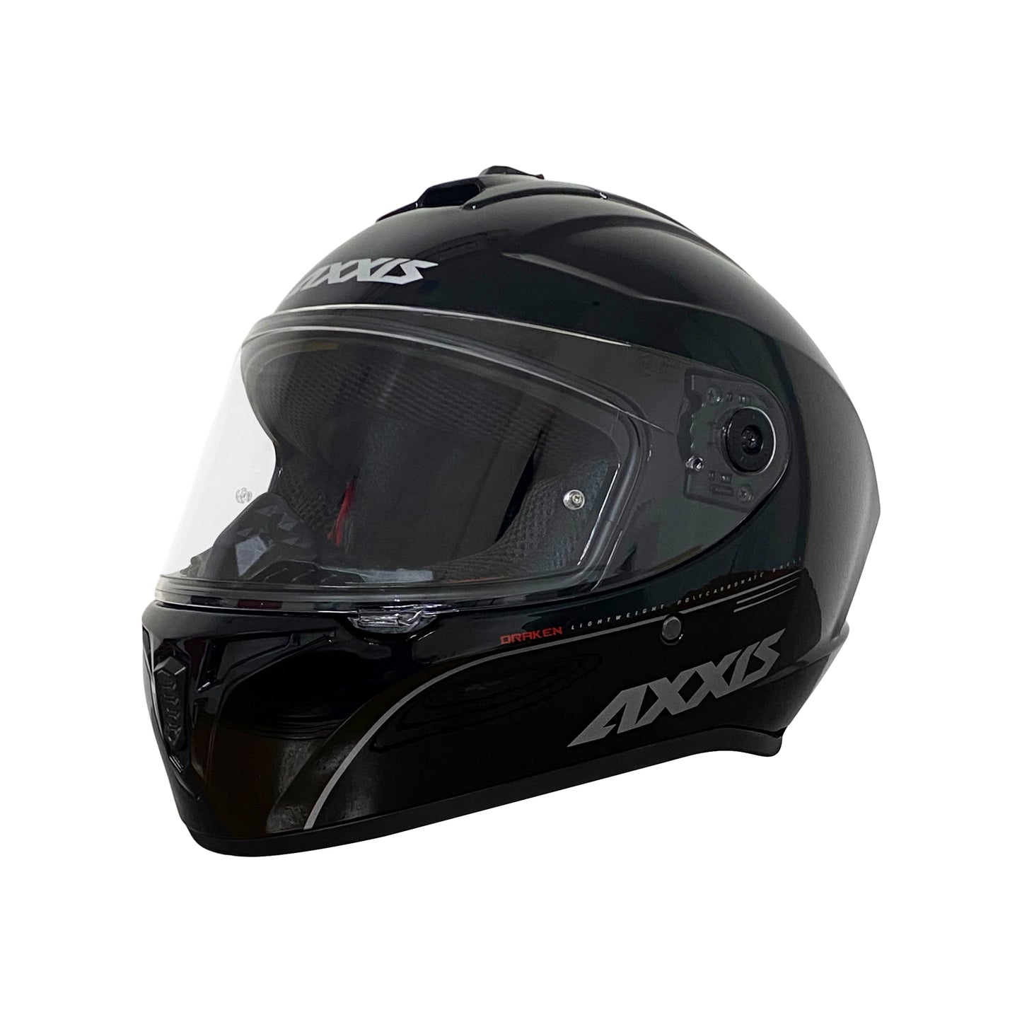 Casco Integral Axxis Draken Negro Brillante