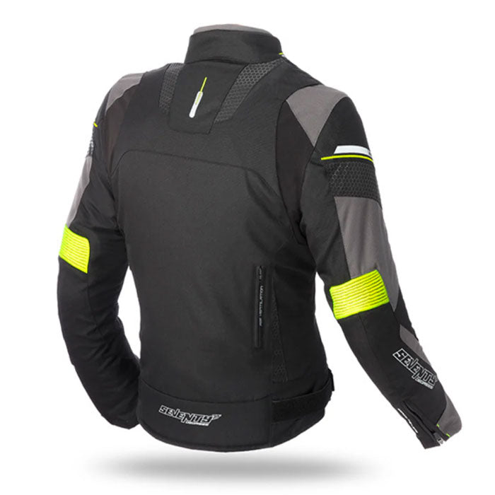 Chaqueta Mujer Seventy SD-JR71 Negra/Amarillo