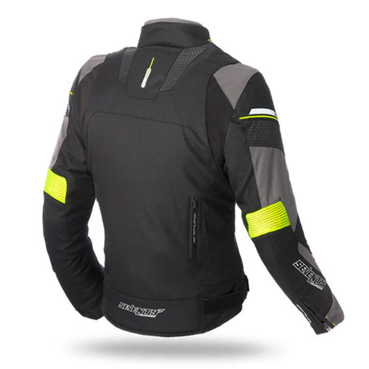 Chaqueta Mujer Seventy SD-JR71 Negra/Amarillo