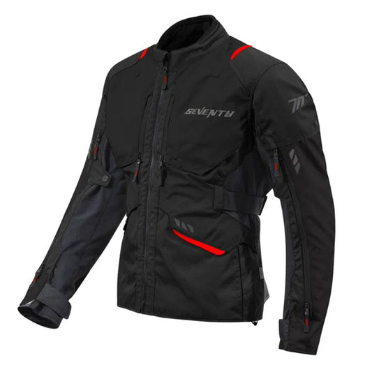 Chaqueta Seventy SD-JT67 Tanami Touring Negro/Rojo