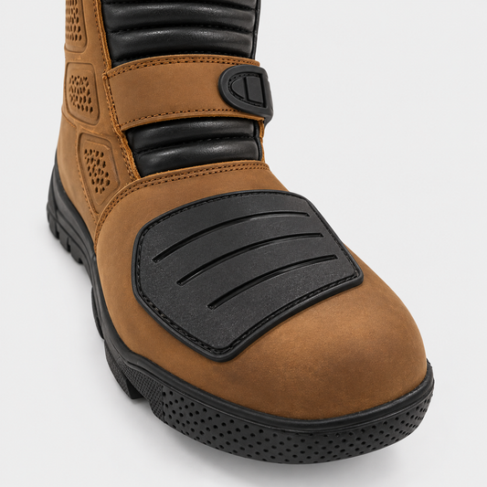 Botas Moto Calle Sierra Cafe/Negro KMZ