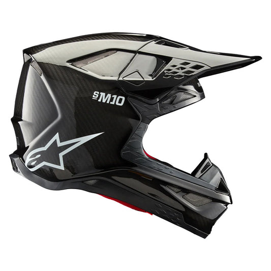 Casco ALPINESTARS Supertech S-M10 Solid Negro Brillante/ Carbono
