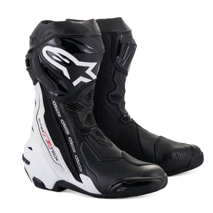 Alpinestars SUPERTECH-R ファビオレプリカ Botas ALPINESTARS Supertech R Vented Black / White – Motoqueros Chile