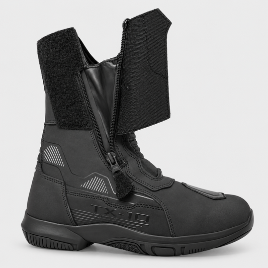 Botas Moto Calle Tx-10 Negro KMZ
