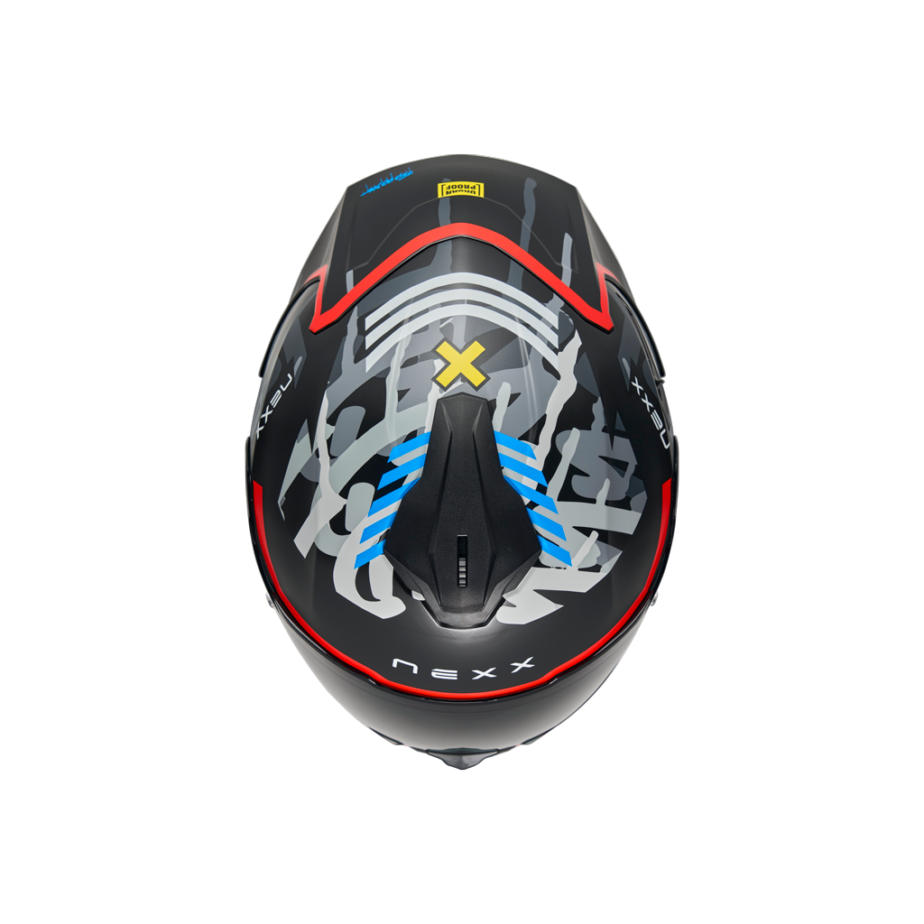 Casco Nexx Y.100R URBANGRAM BLACK RED