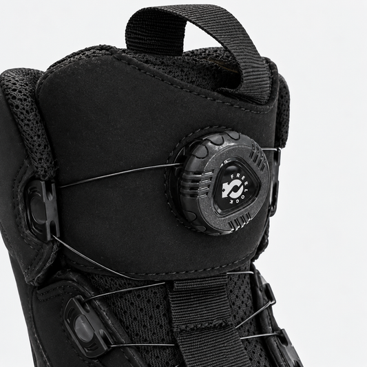 Zapatos Moto Calle Vivian Negro KMZ