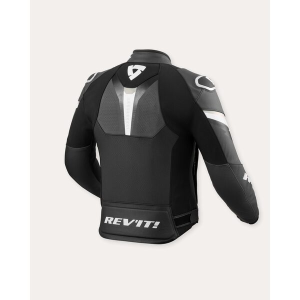 Rev’it! Chaqueta de Cuero Quantum 3 Negro / Antracita