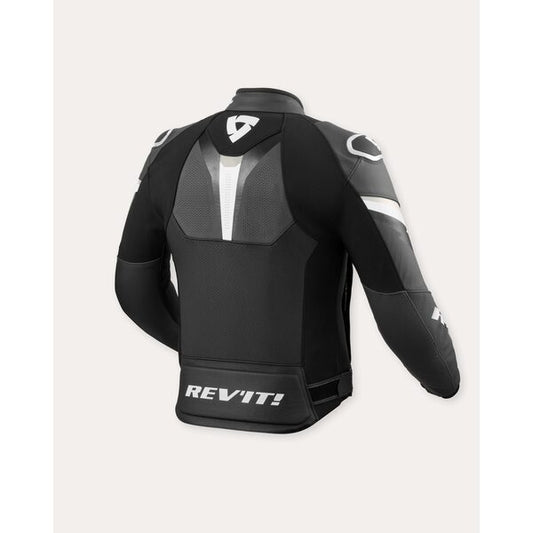 Rev’it! Chaqueta de Cuero Quantum 3 Negro / Antracita