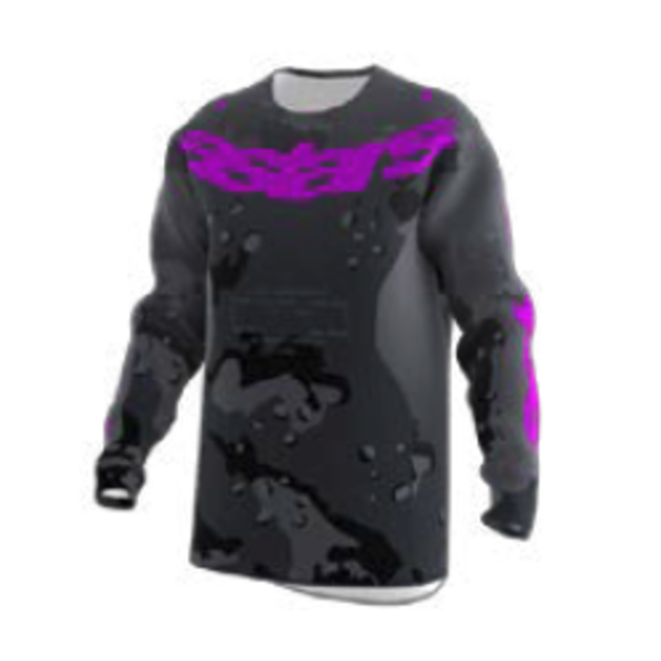 Jersey Alpinestars Racer Lone Gris / Camo / Morado