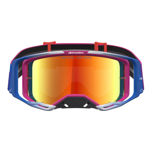 Antiparras Alpinestars Vision 8 Maven Fire Red / Negro / Rojo