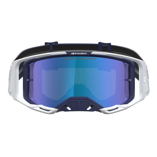 Antiparras Alpinestars Vision 8 Amber Azul Oscuro/ Blanco/ Azul