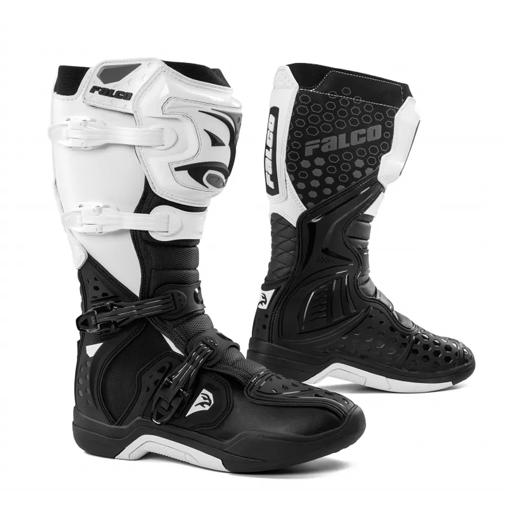 BOTAS DE ENDURO FALCO LEVEL BLACK/ WHITE