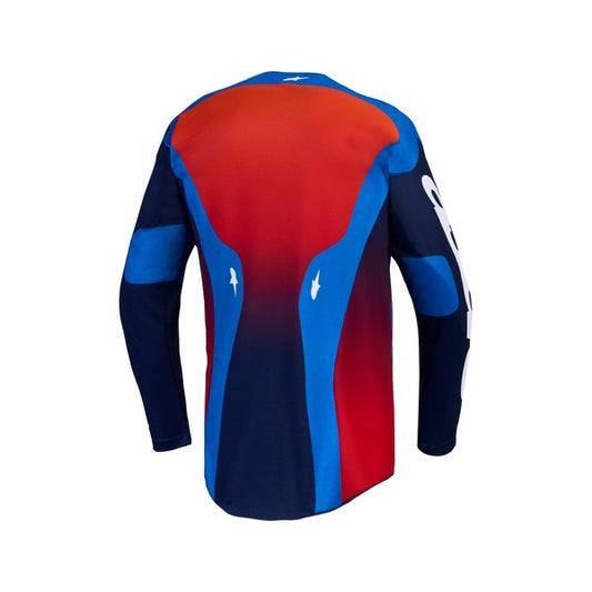 Jersey Alpinestars Racer Hunt Azul / Azul Oscuro / Fire Red