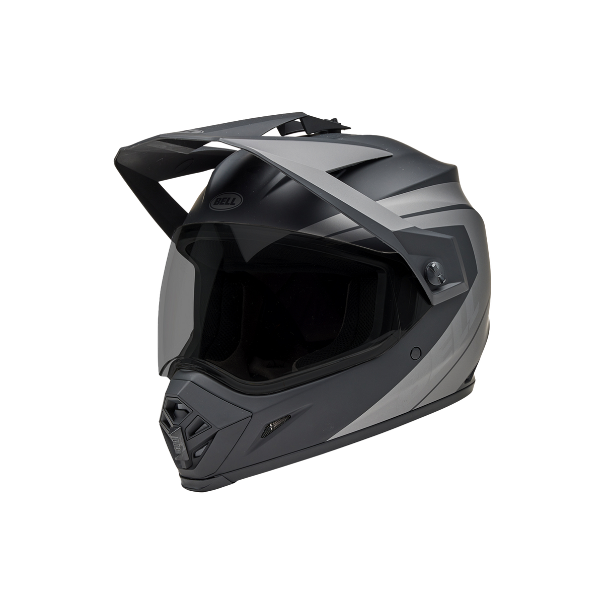 Casco Moto Calle MX-9 ADV Certificado QR Gris Bell