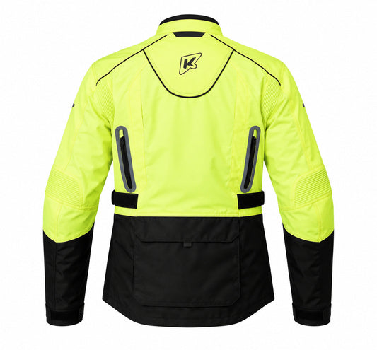 Chaqueta Moto Calle Savage Nomad Amarillo/Negro Kmz