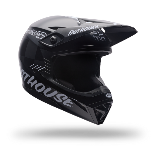 Casco Moto Mx-10 Mips FH Goodtimes Negro Mate Bell