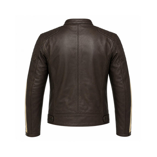 Chaqueta Moto Calle Leather Racer Cafe KMZ
